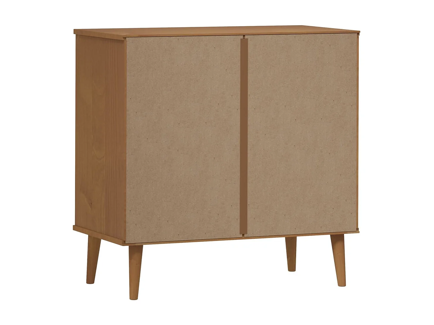 Cômoda MOLDE marrom 80x40x80 cm Madeira maciça de pinho