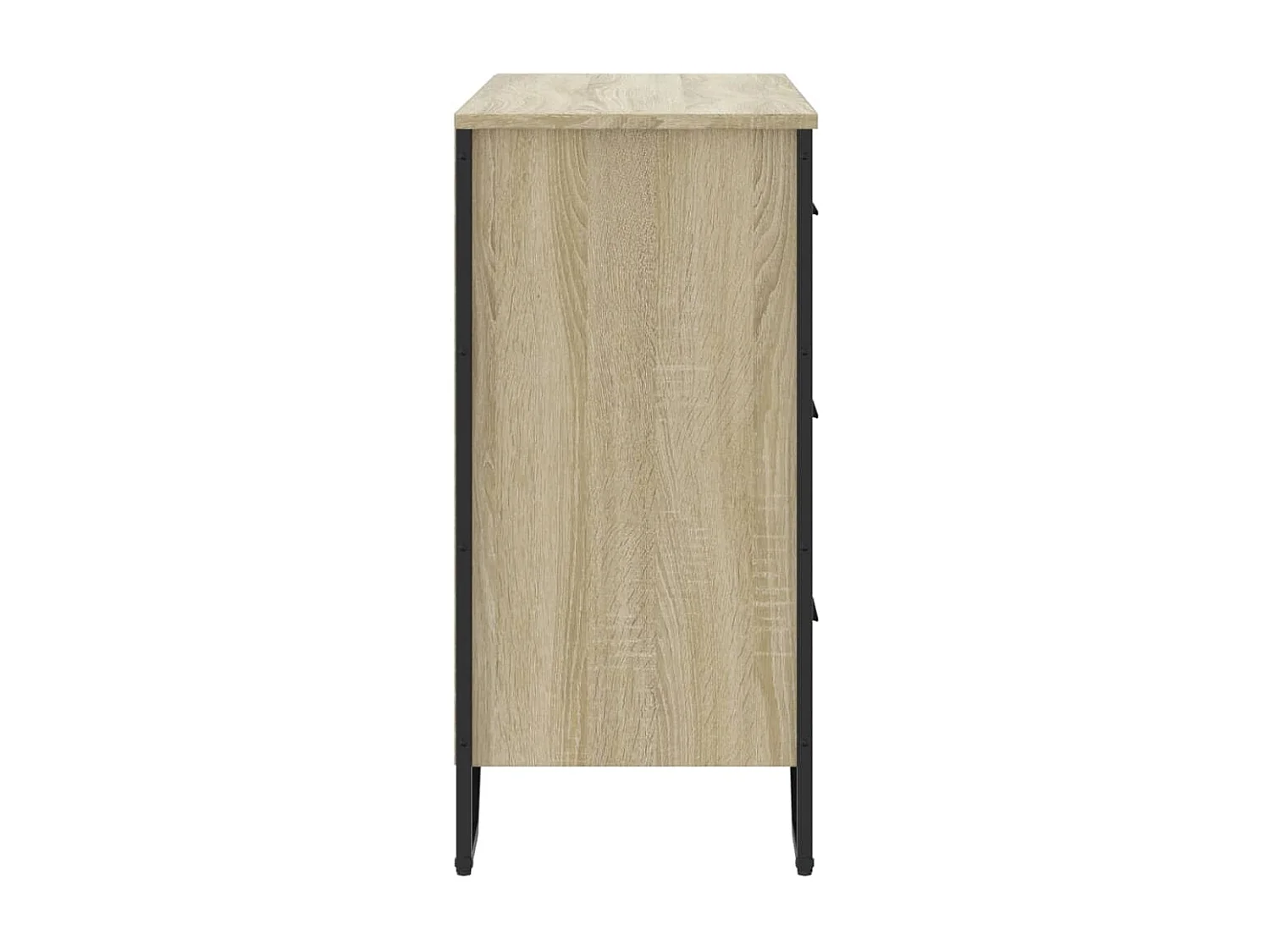 Commode chêne sonoma 91x35,5x74,5 cm bois d'ingénierie