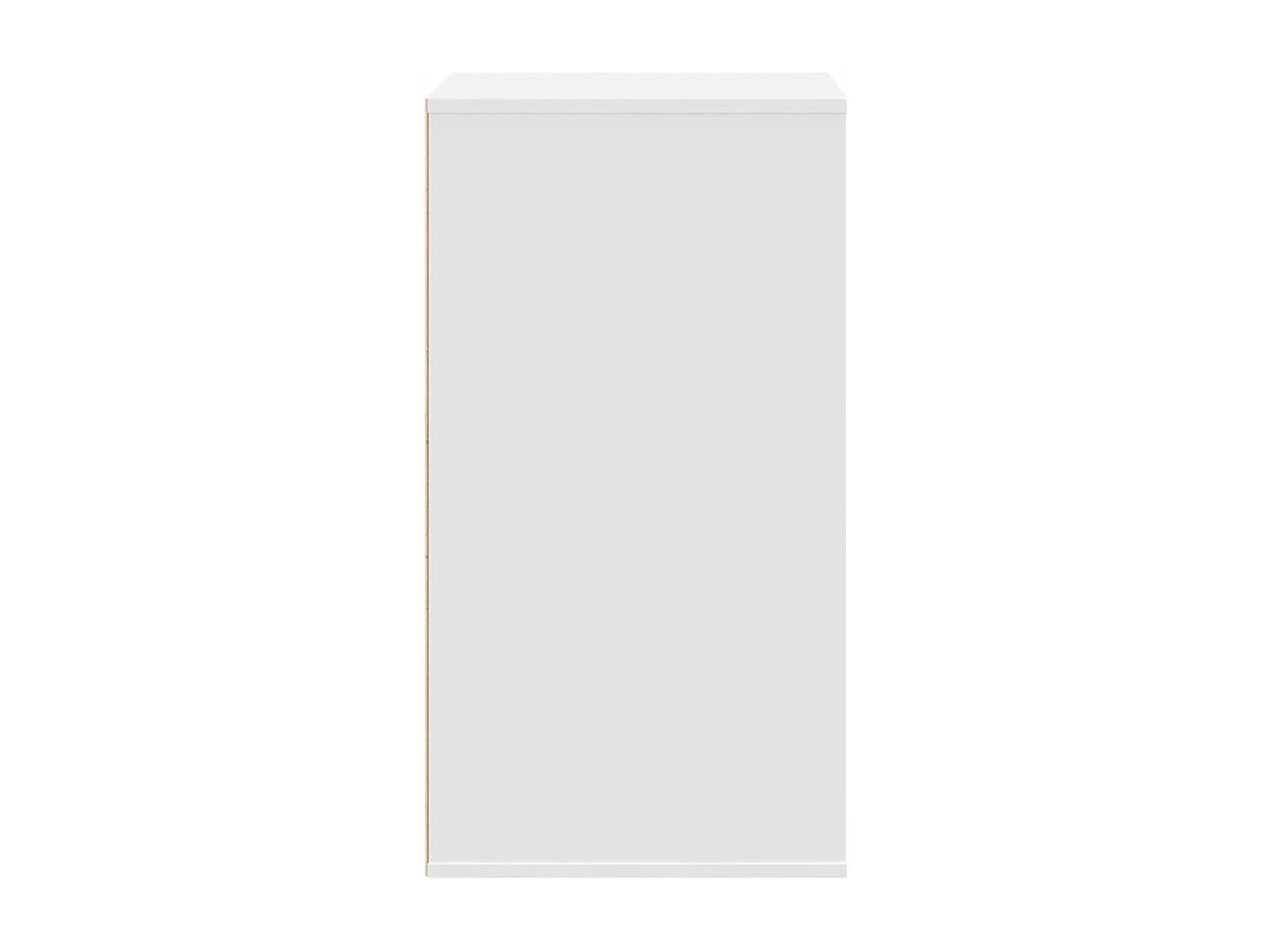 Commode d'angle blanc 60x41x76 cm bois d'ingénierie