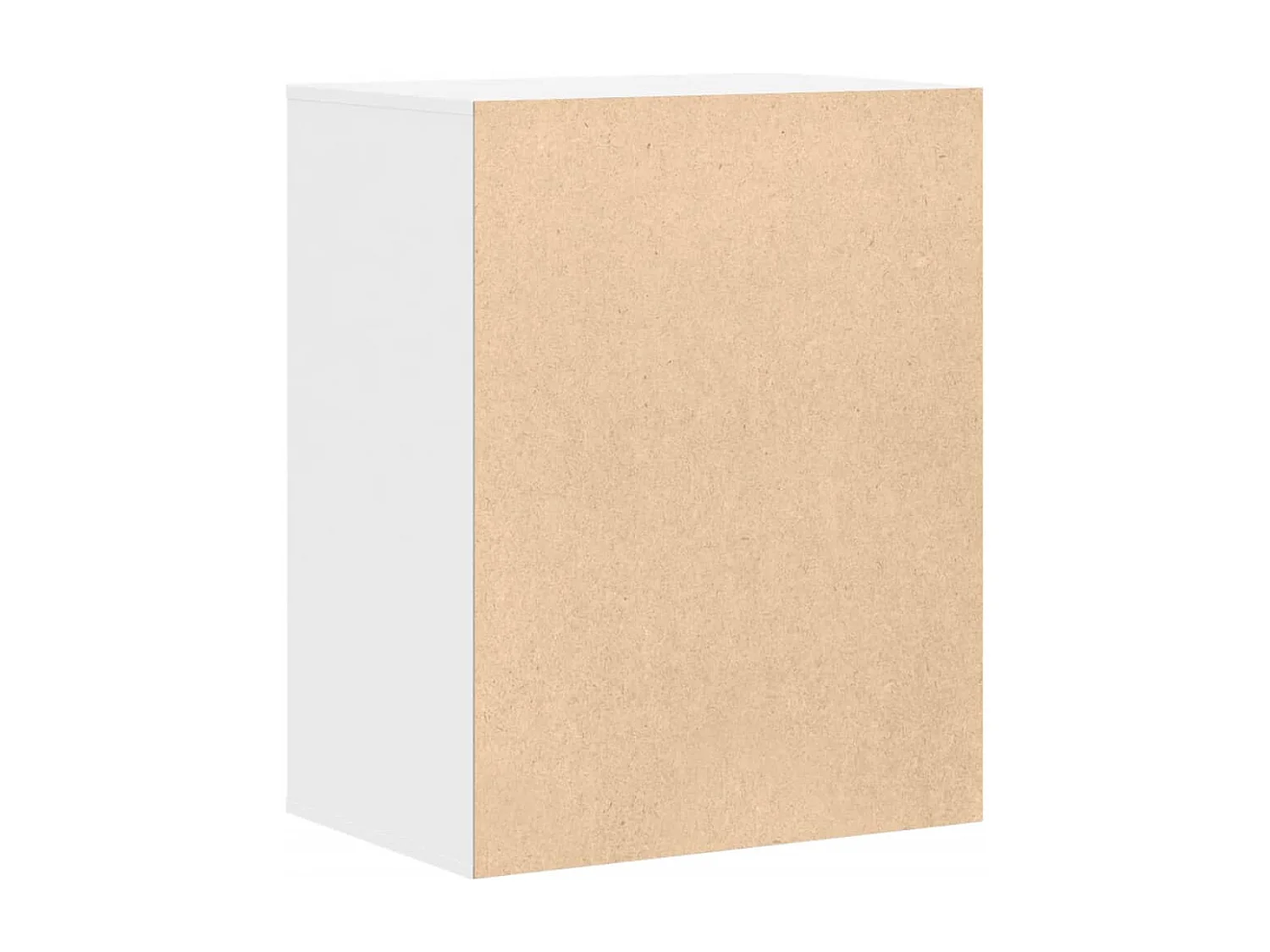 Commode d'angle blanc 60x41x76 cm bois d'ingénierie