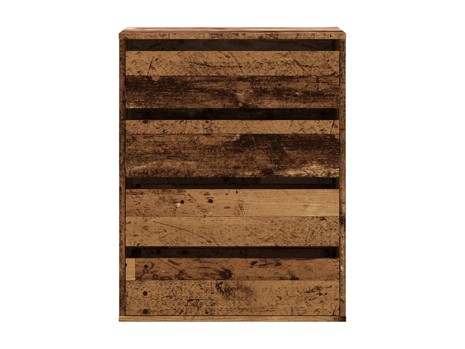 Commode d'angle vieux bois 60x41x76 cm bois d'ingénierie