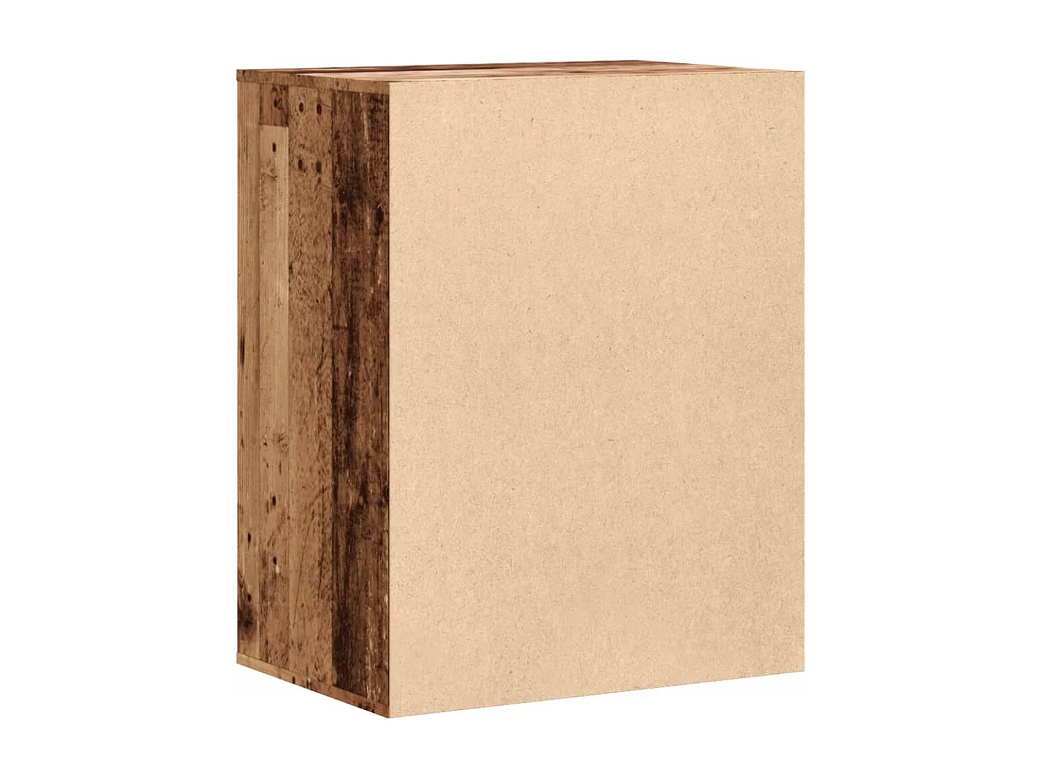 Commode d'angle vieux bois 60x41x76 cm bois d'ingénierie