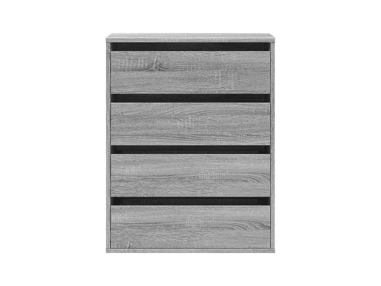 Commode d'angle sonoma gris 60x41x76 cm bois d'ingénierie