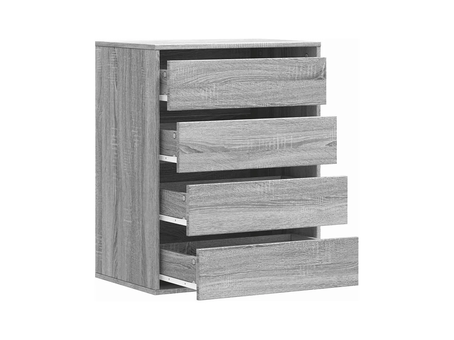 Commode d'angle sonoma gris 60x41x76 cm bois d'ingénierie