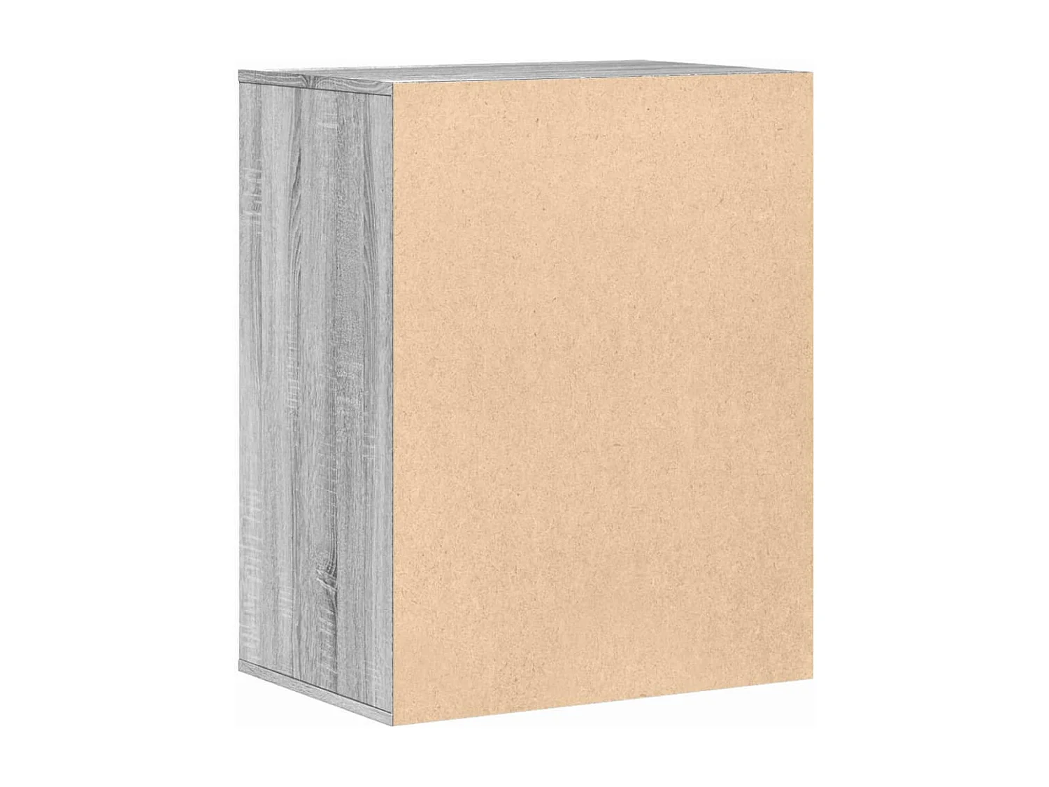 Cassettiera angolare Sonoma grigia 60x41x76 cm in derivati del legno