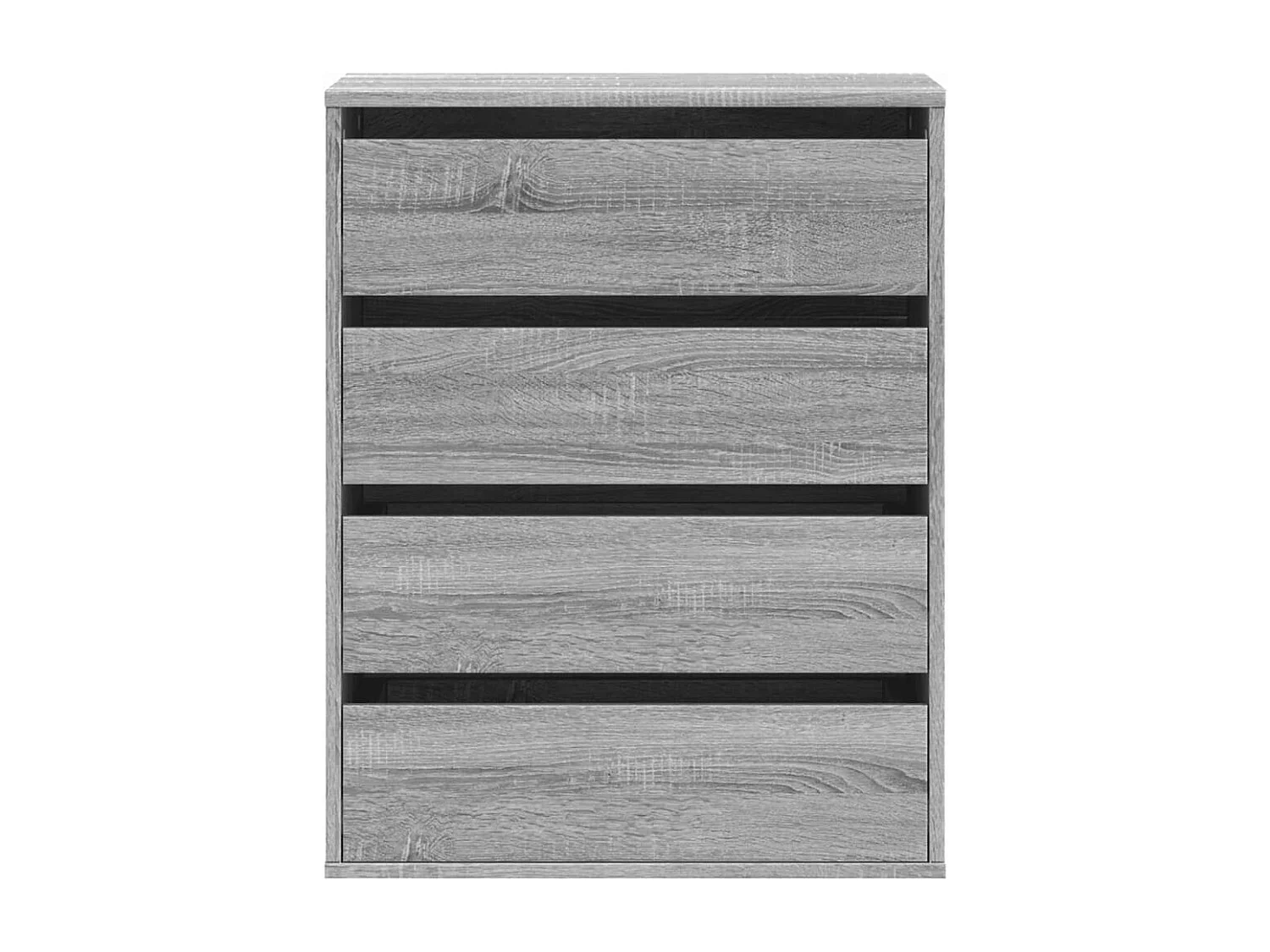 Commode d'angle sonoma gris 60x41x76 cm bois d'ingénierie