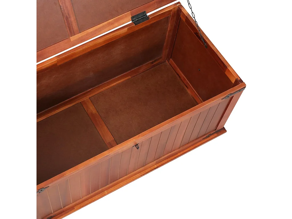 Cassapanca 90x45x40 cm Legno massello di acacia