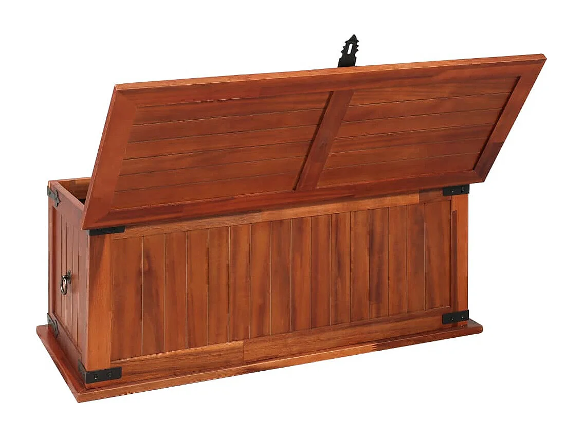 Cassapanca 90x45x40 cm Legno massello di acacia