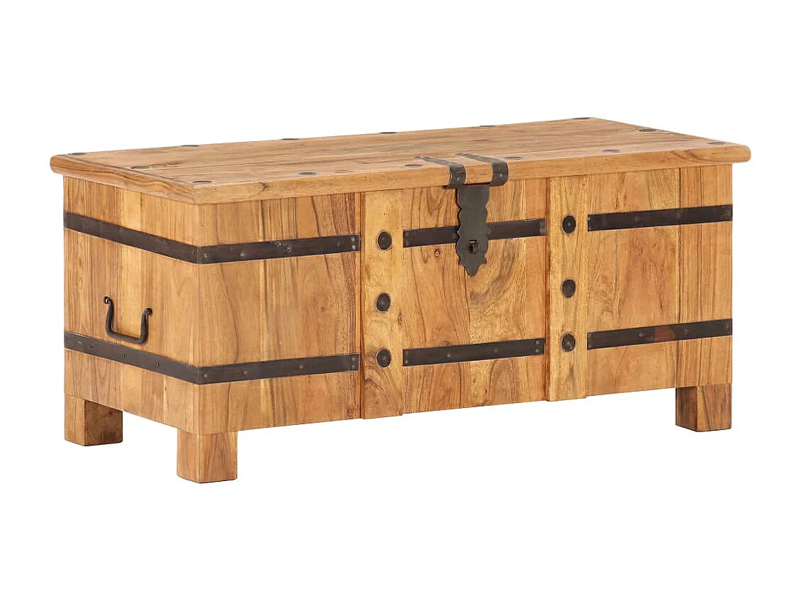 Cómoda 90x40x40 cm Madera maciza de acacia