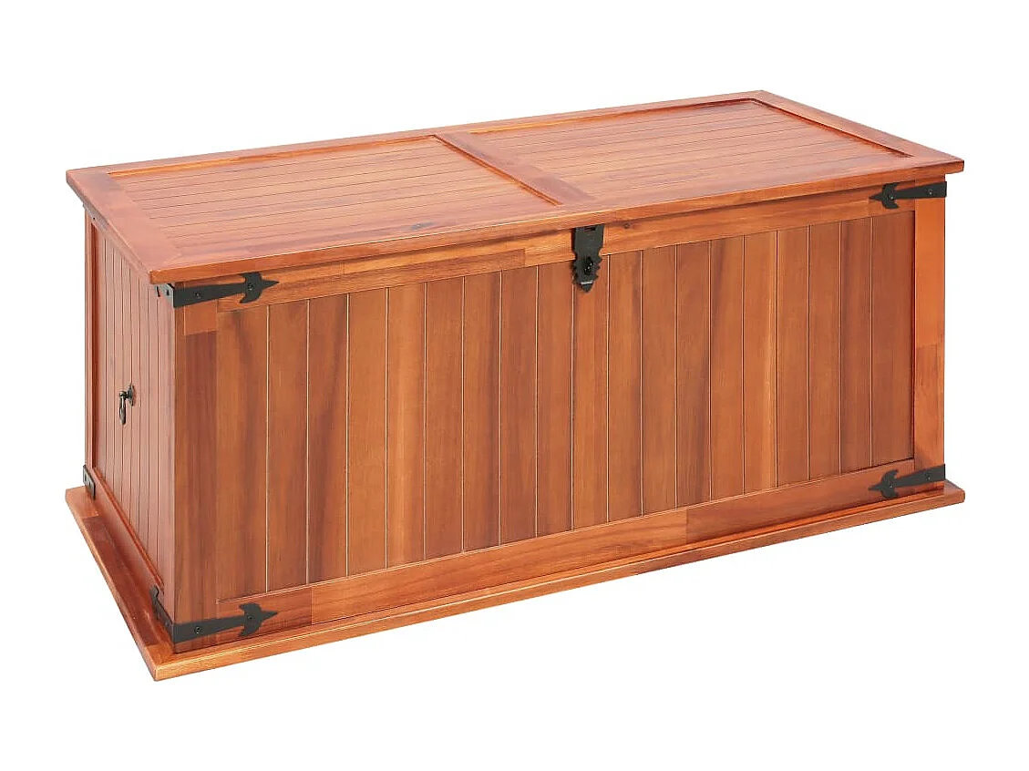 Cofres de almacenamiento 3 piezas Madera maciza de acacia