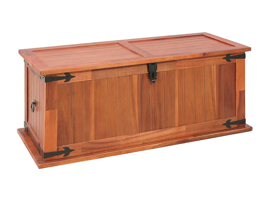 Coffres de rangement 3 pcs Bois d'acacia solide