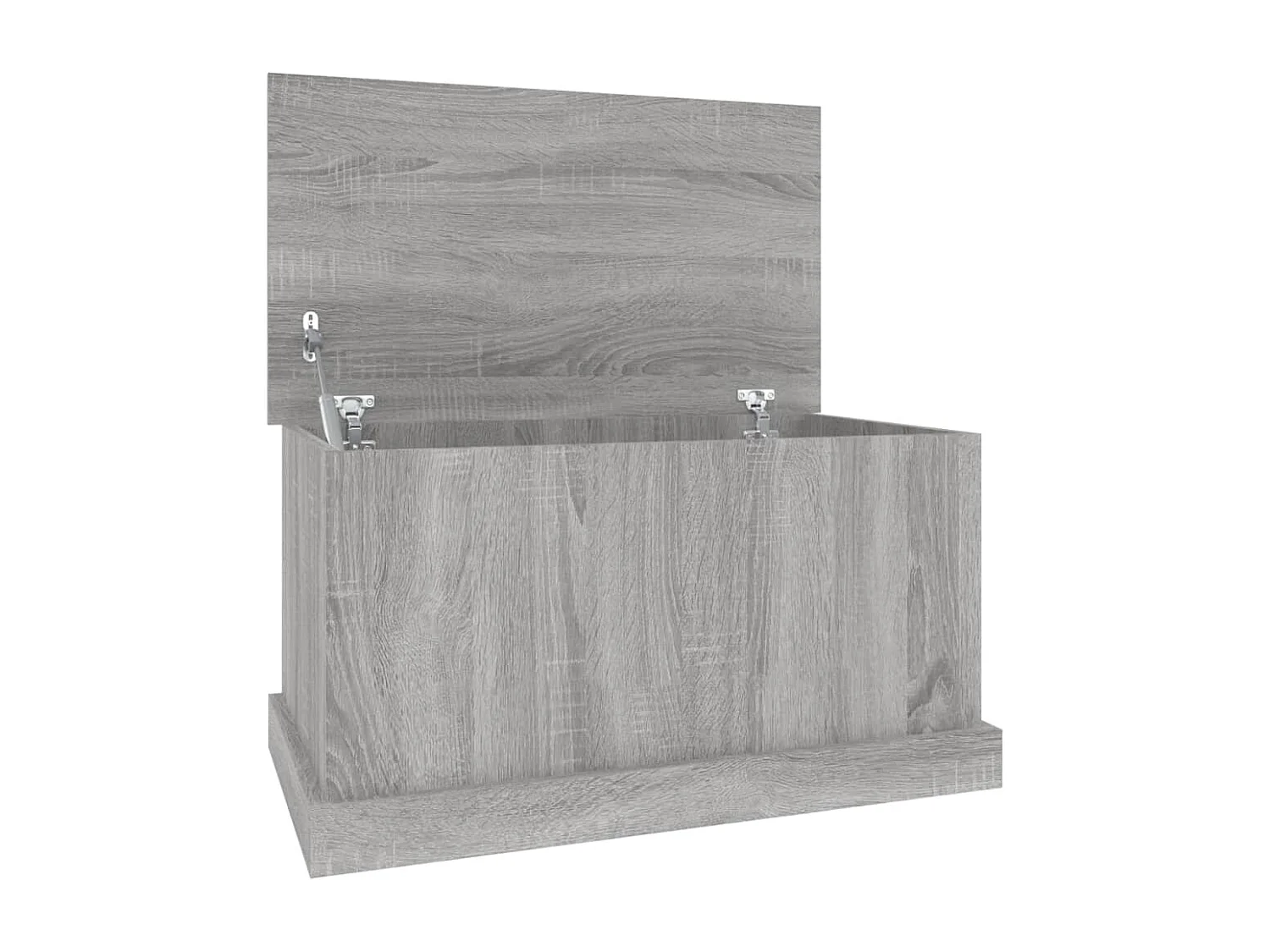 Caja de almacenamiento gris Sonoma 70x40x38 cm de madera contrachapada