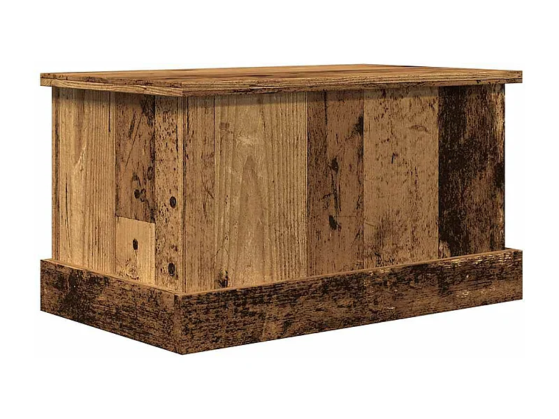 Scatole portaoggetti in legno vecchio 30x50x28 cm in legno composito