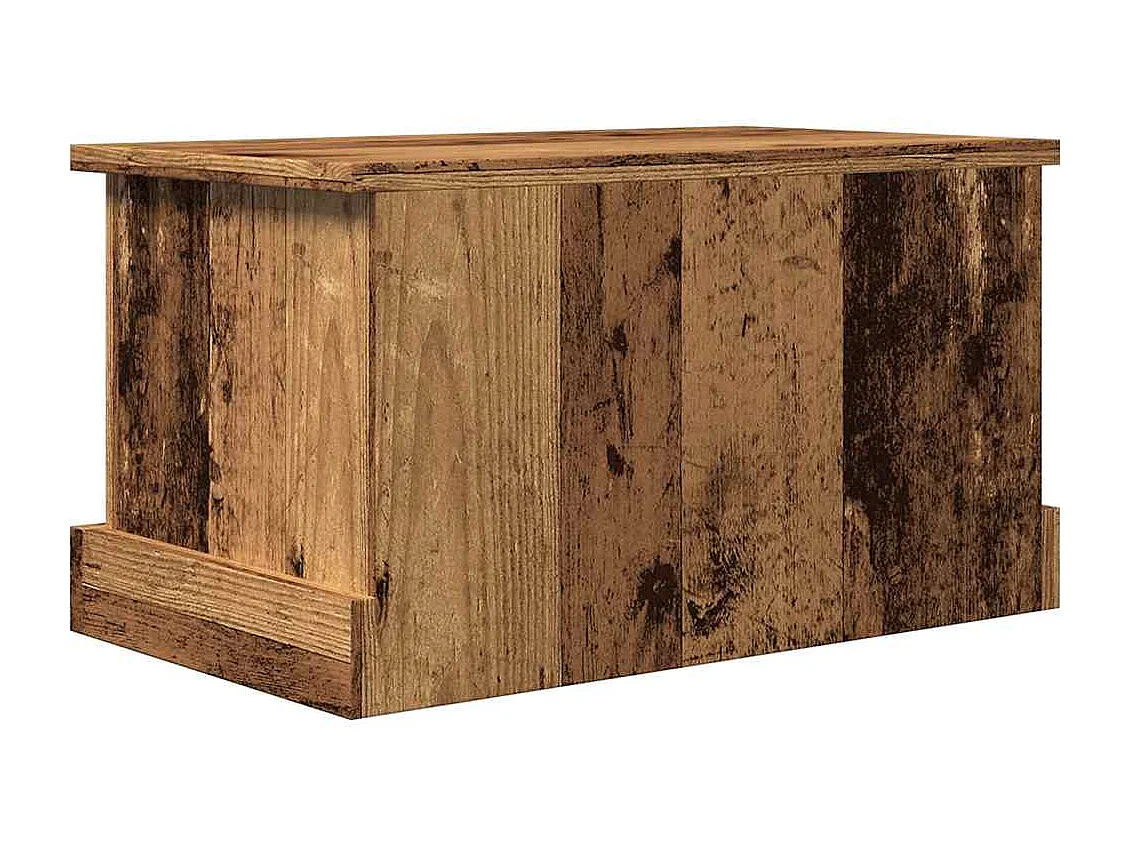Cajas de almacenamiento de madera antiguas 30x50x28 cm de madera contrachapada