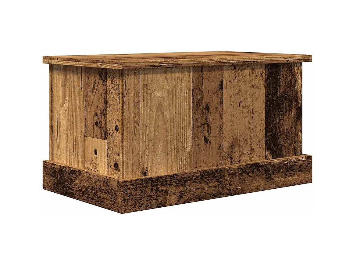 Boîtes de rangement vieux bois 30x50x28 cm bois d'ingénierie