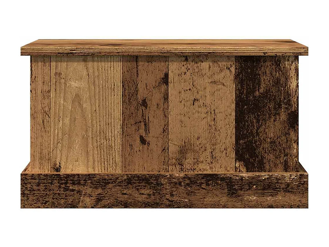 Boîtes de rangement vieux bois 30x50x28 cm bois d'ingénierie