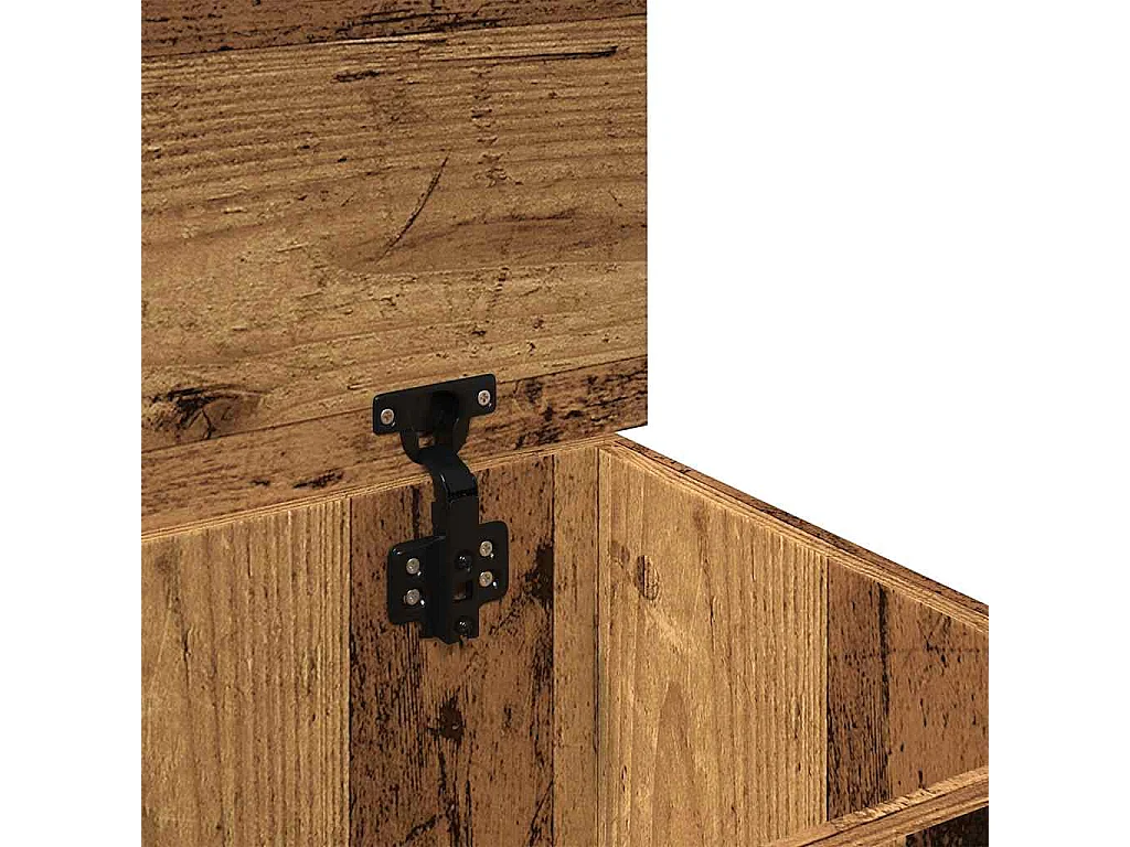 Boîtes de rangement vieux bois 30x50x28 cm bois d'ingénierie