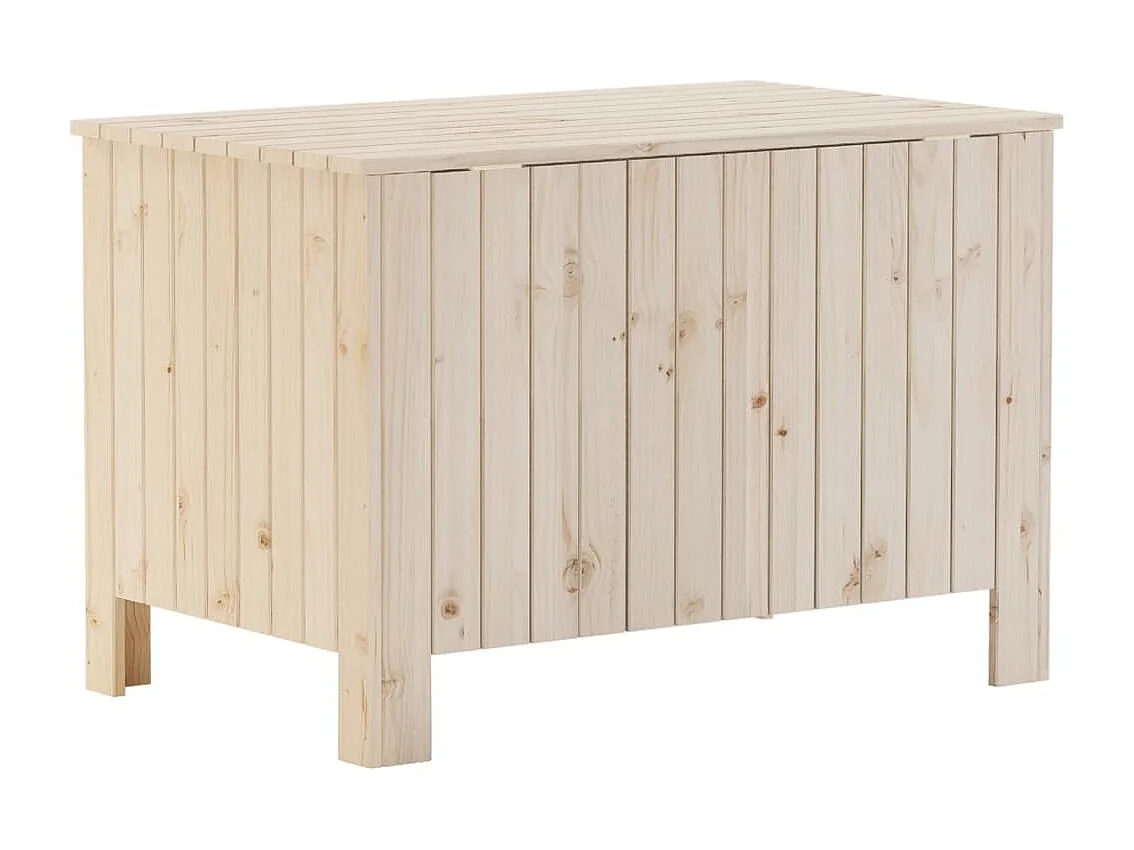 Scatola portaoggetti con coperchio RANA in legno di pino massiccio