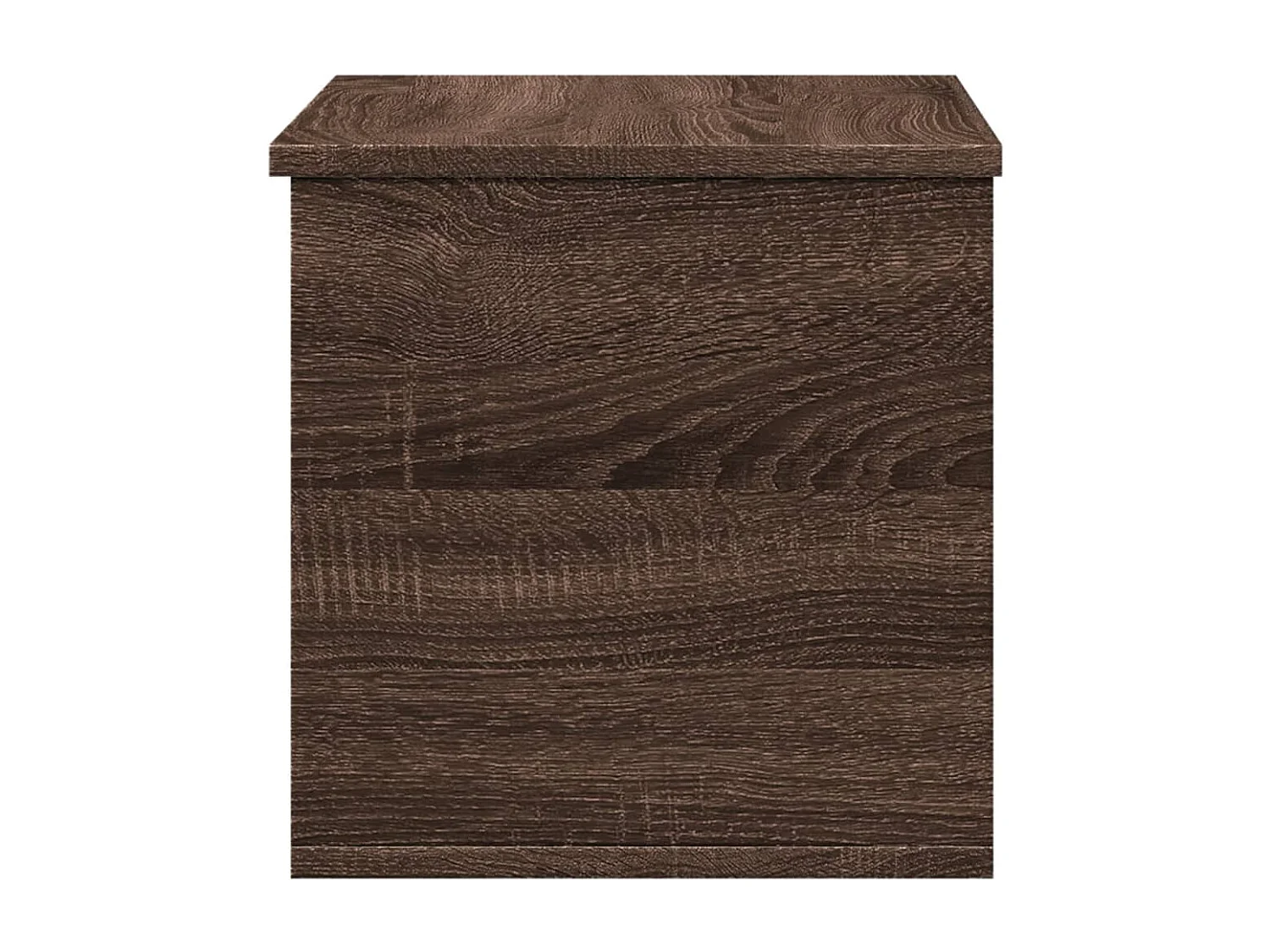 Boîte de rangement chêne marron 60x35x35 cm bois d'ingénierie