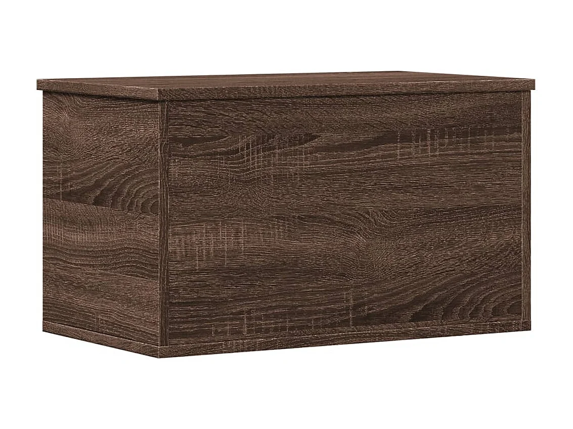 Boîte de rangement chêne marron 60x35x35 cm bois d'ingénierie