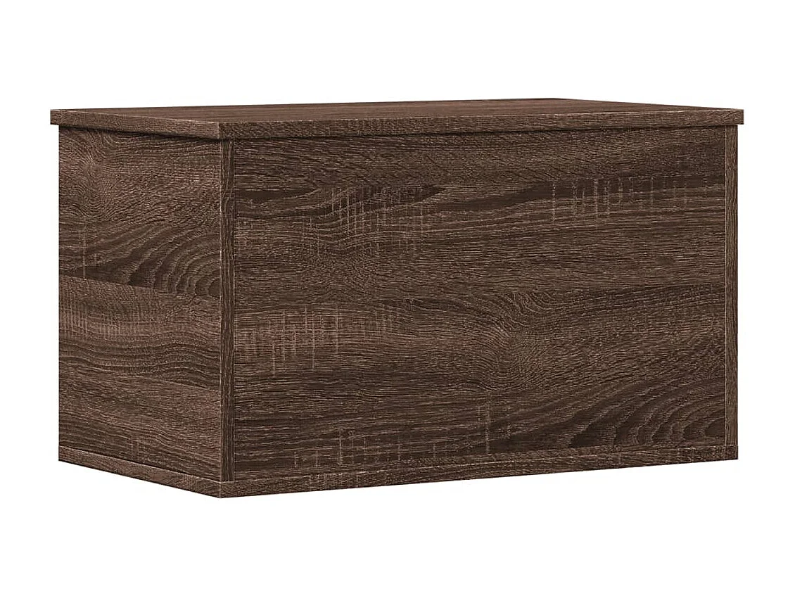Boîte de rangement chêne marron 60x35x35 cm bois d'ingénierie