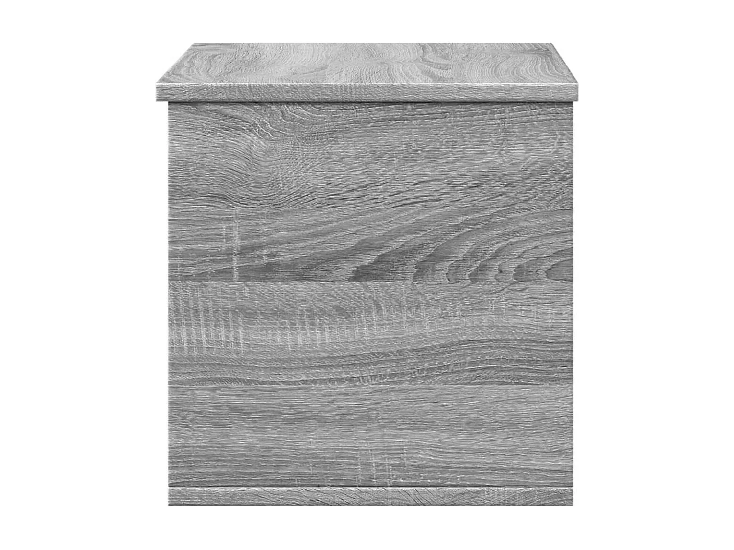 Boîte de rangement sonoma gris 60x35x35 cm bois d'ingénierie