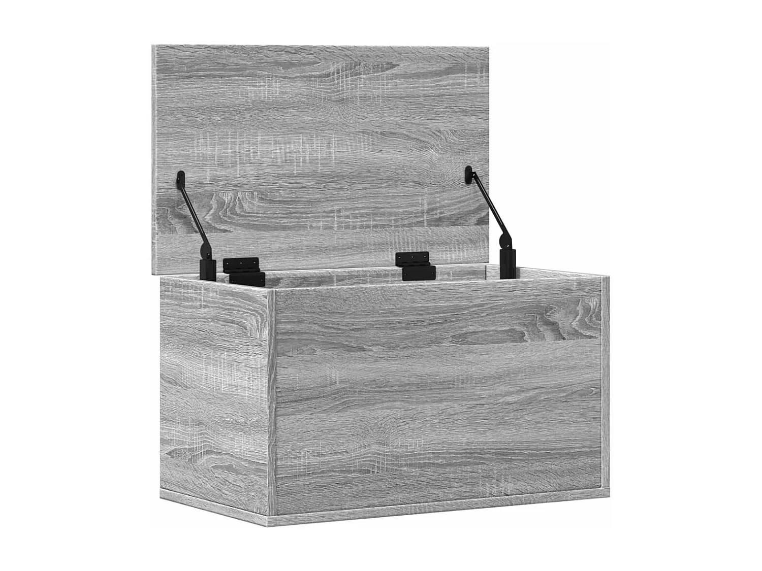Boîte de rangement sonoma gris 60x35x35 cm bois d'ingénierie