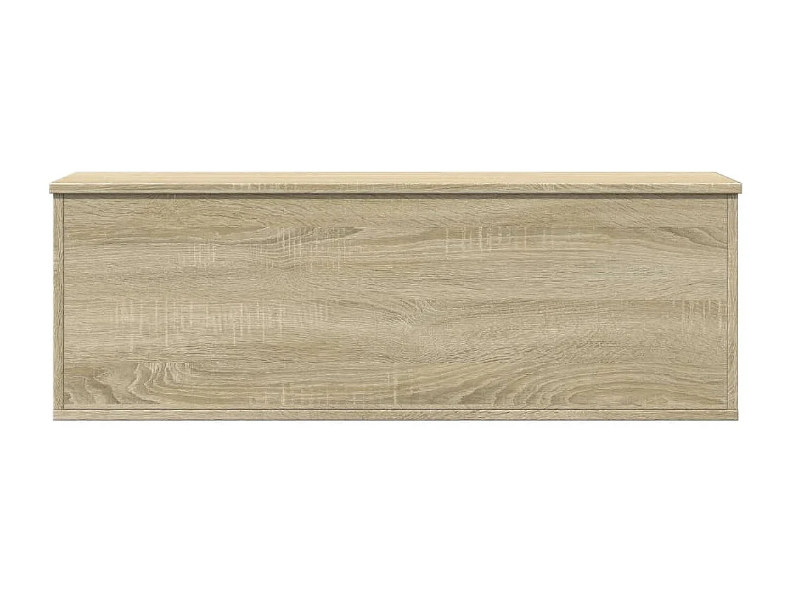 Boîte de rangement chêne sonoma 102x35x35 cm bois d'ingénierie