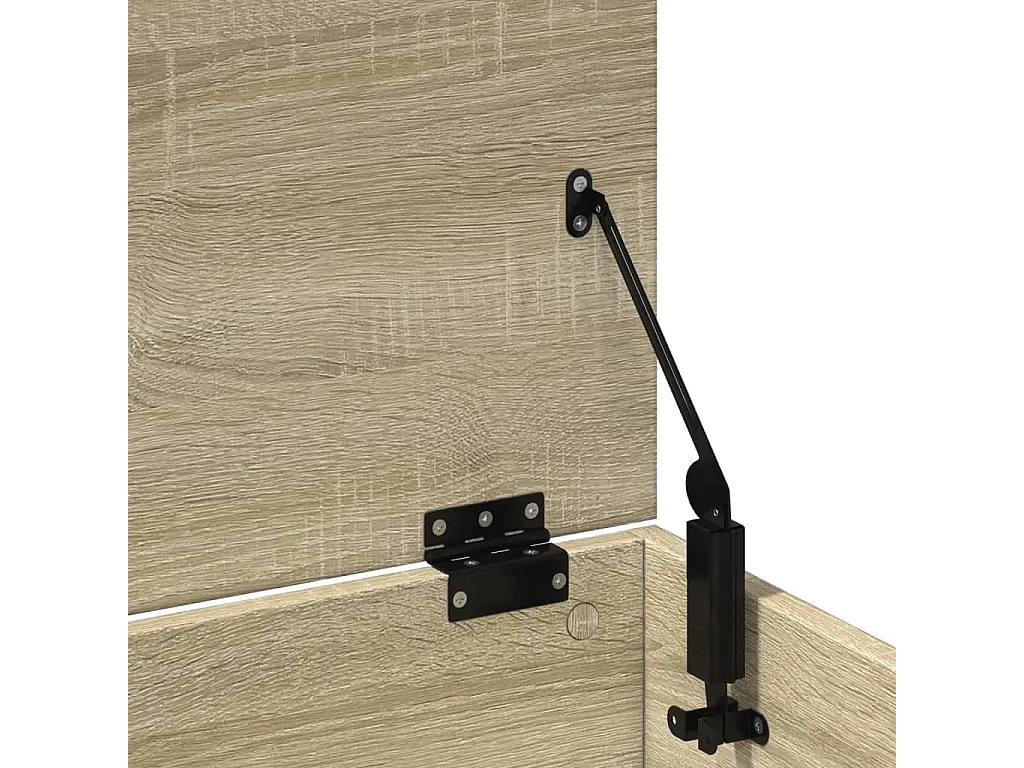 Boîte de rangement chêne sonoma 102x35x35 cm bois d'ingénierie