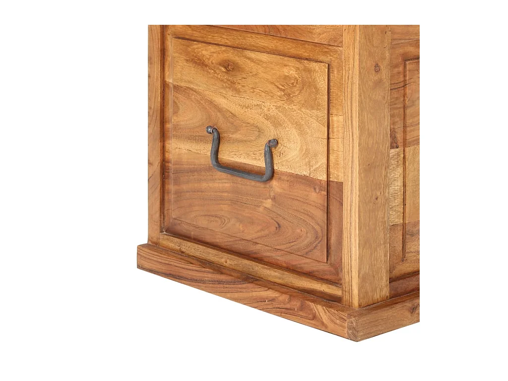 Cassapanca 40x40x40 cm Legno massello di acacia