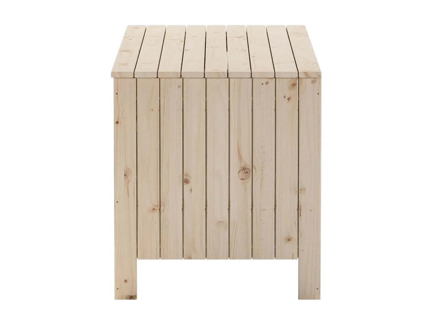 Boîte de rangement avec couvercle RANA bois massif de pin