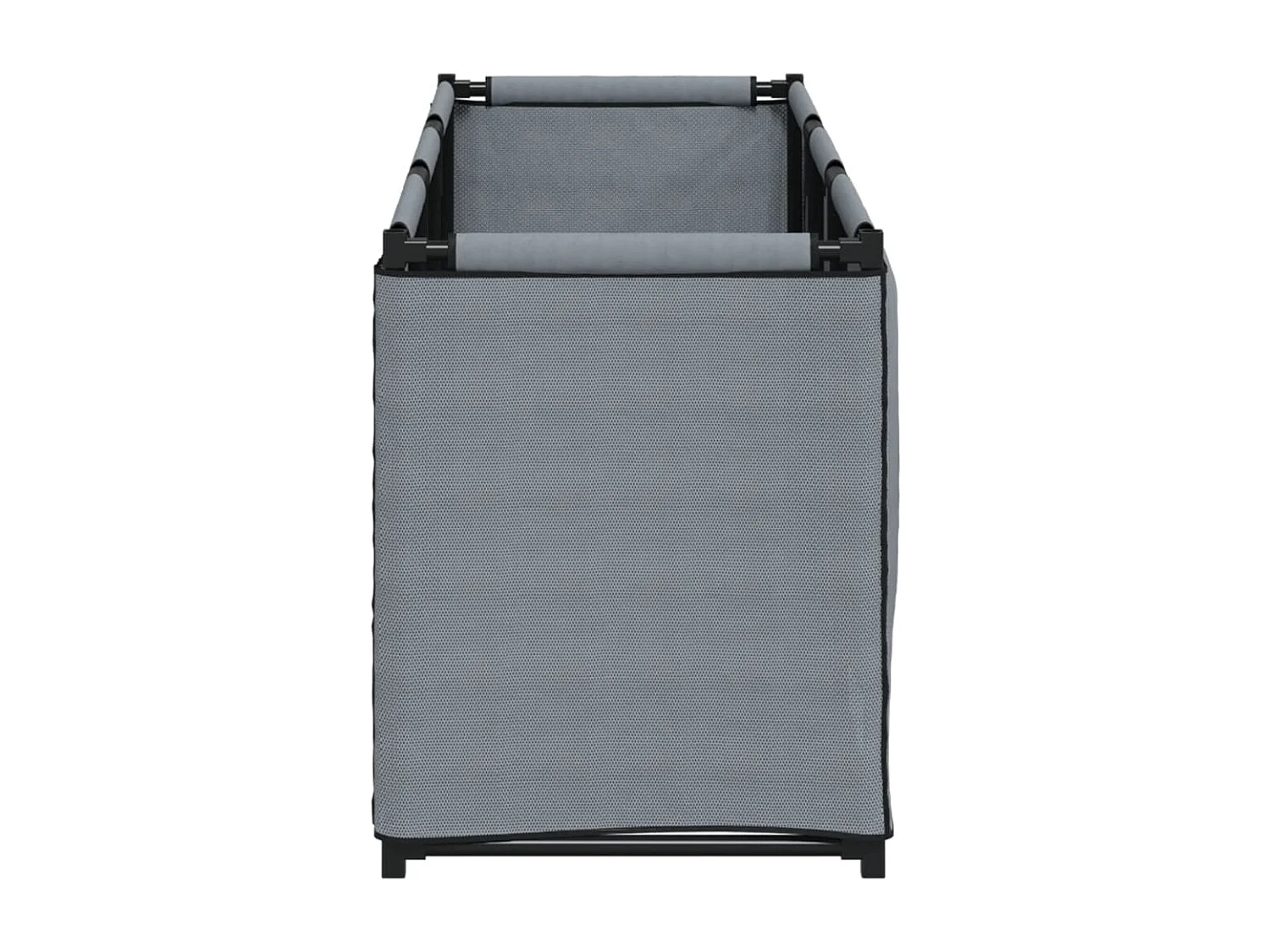 Caixa de armazenamento cinza 105x34,5x45 cm tecido