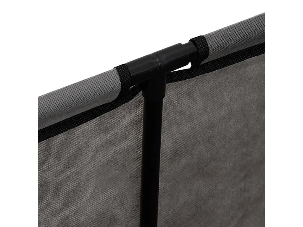 Caixa de armazenamento cinza 105x34,5x45 cm tecido