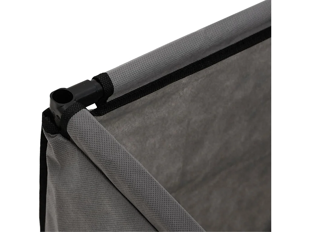 Caixa de armazenamento cinza 105x34,5x45 cm tecido