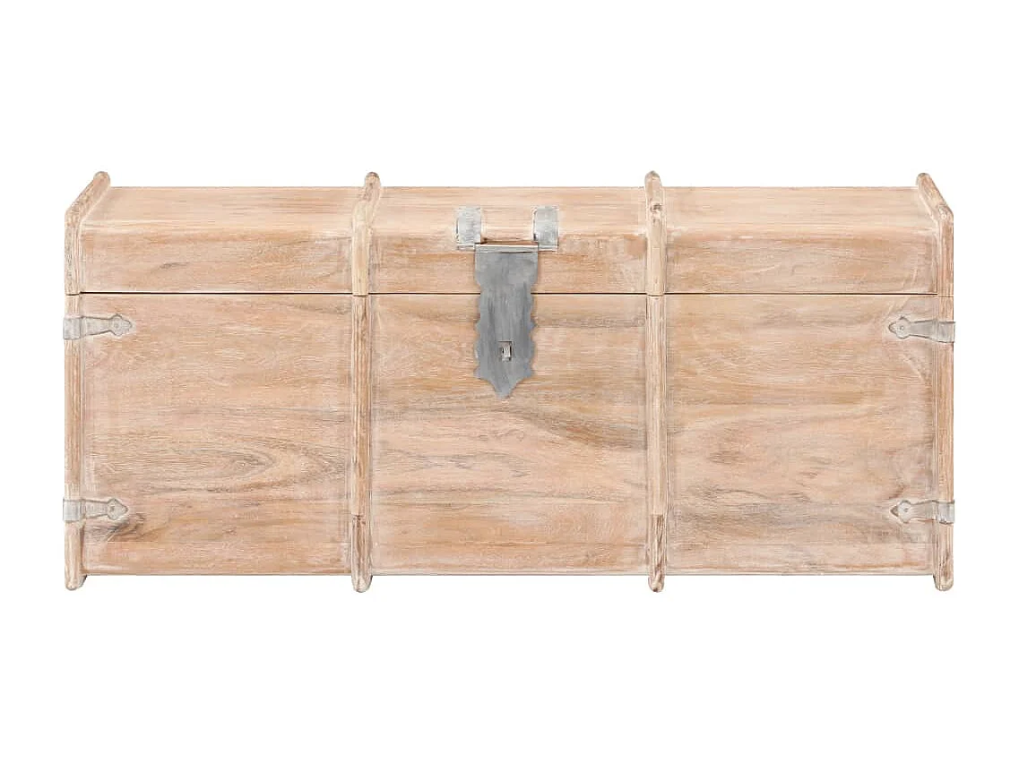 Cómoda de almacenaje 90x40x40 cm madera maciza de acacia