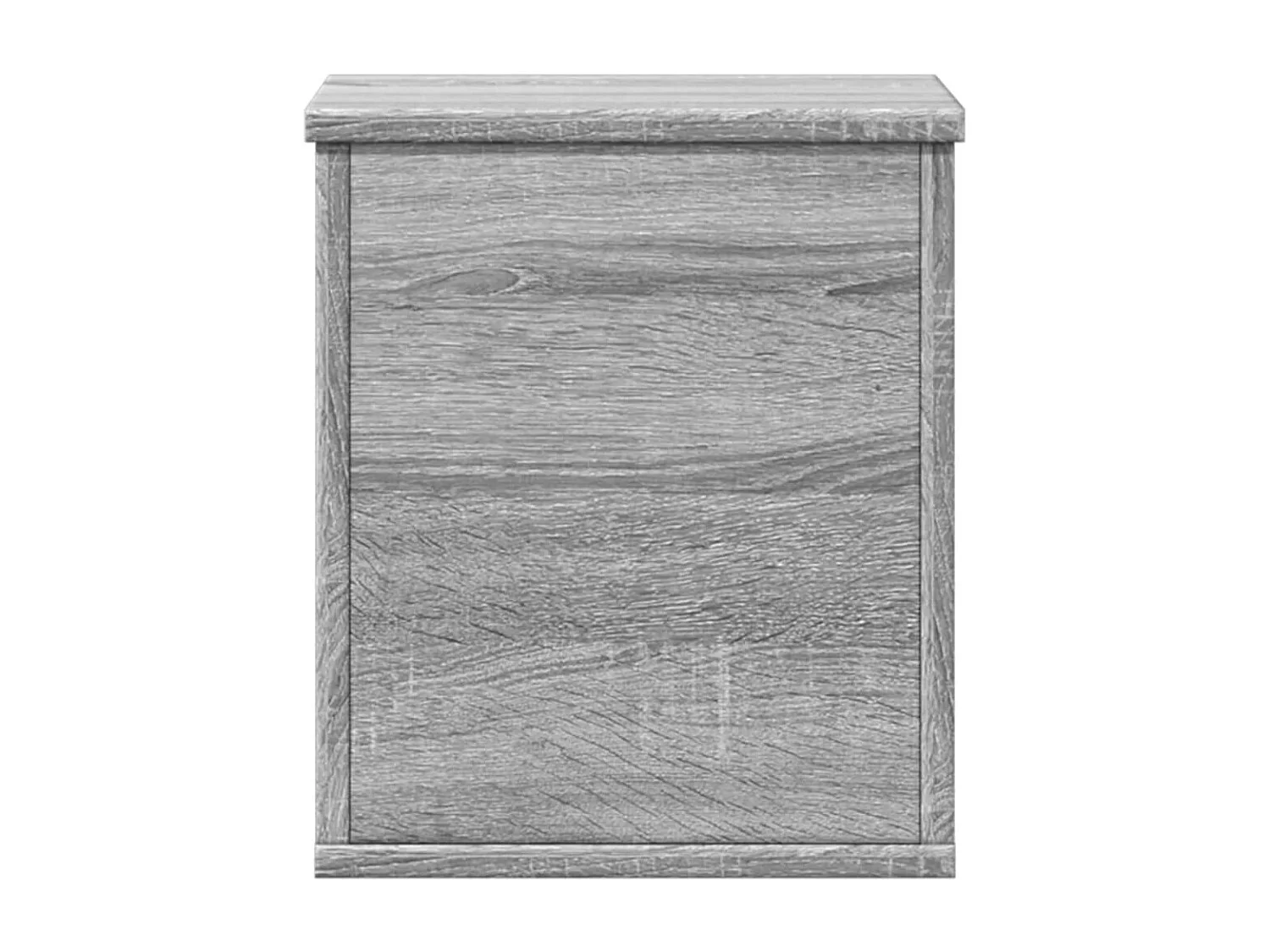 Boîte de rangement sonoma gris 30x35x35 cm bois d'ingénierie