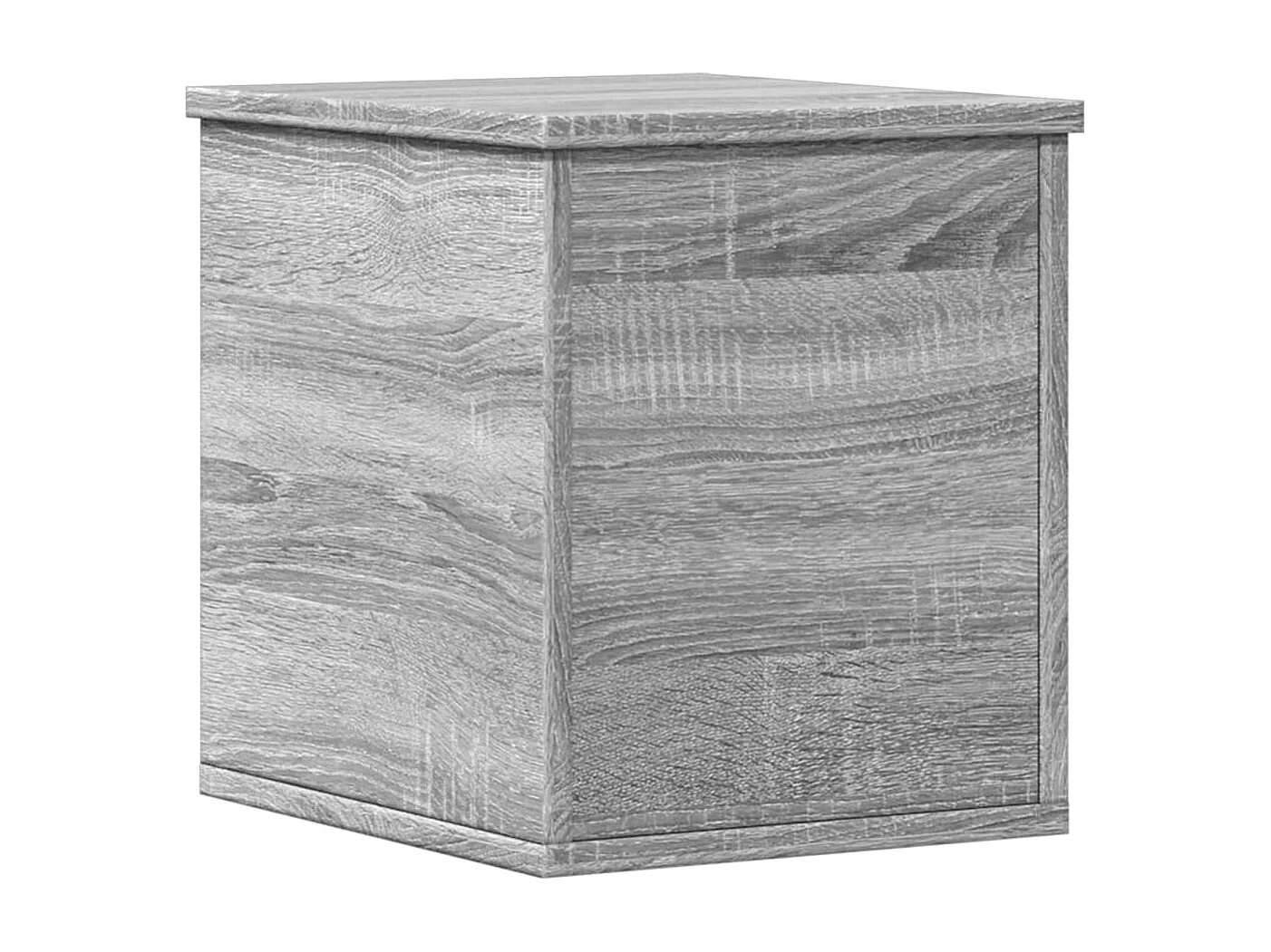 Boîte de rangement sonoma gris 30x35x35 cm bois d'ingénierie
