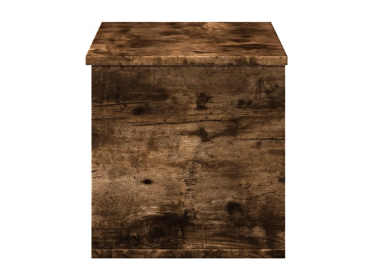 Aufbewahrungsbox aus geräucherter Eiche, 90 x 35 x 35 cm, Holzwerkstoff