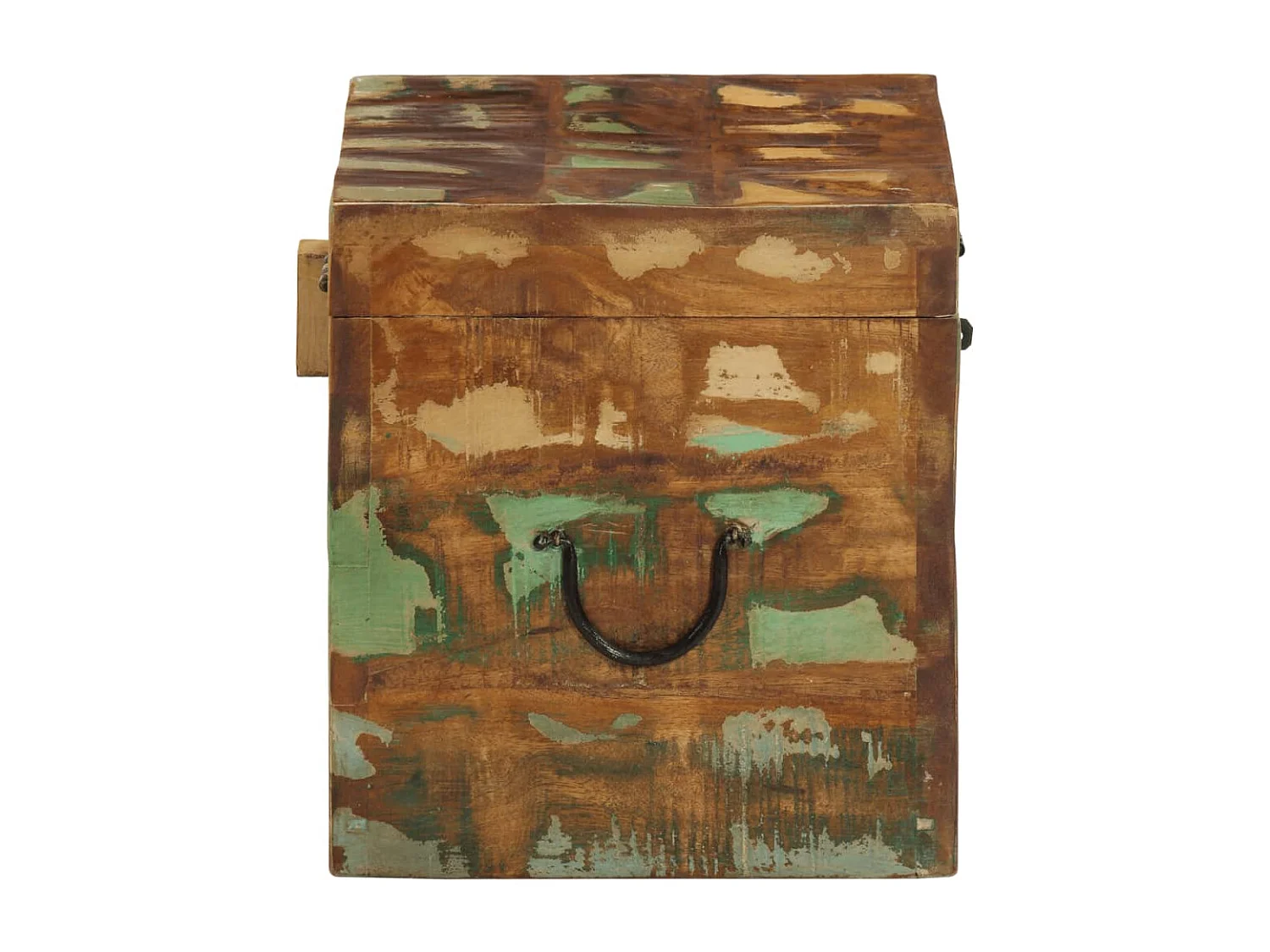 Cajas de almacenamiento Madera maciza recuperada