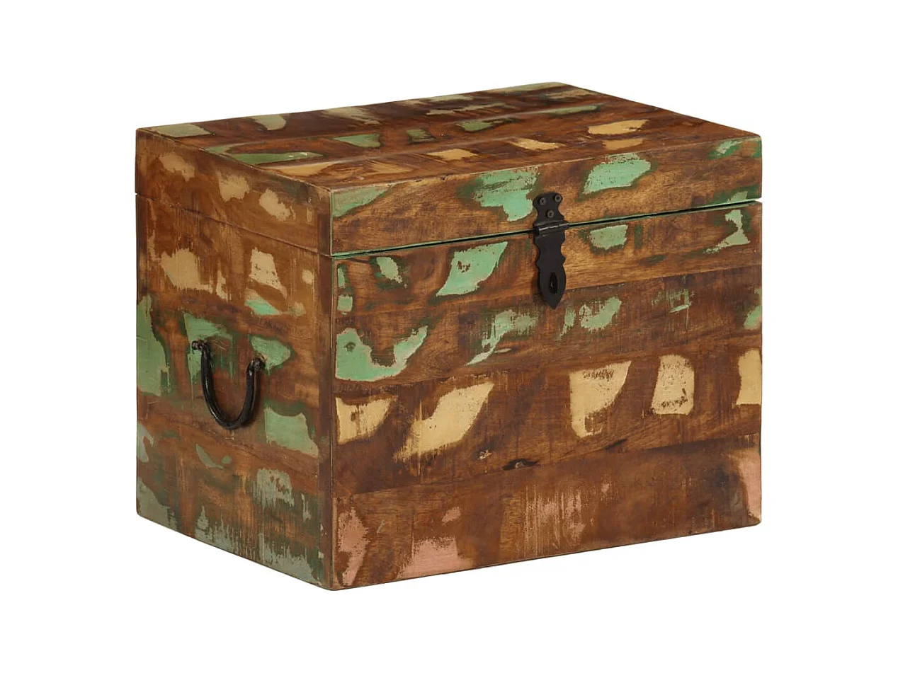 Boîtes de rangement Bois massif de récupération