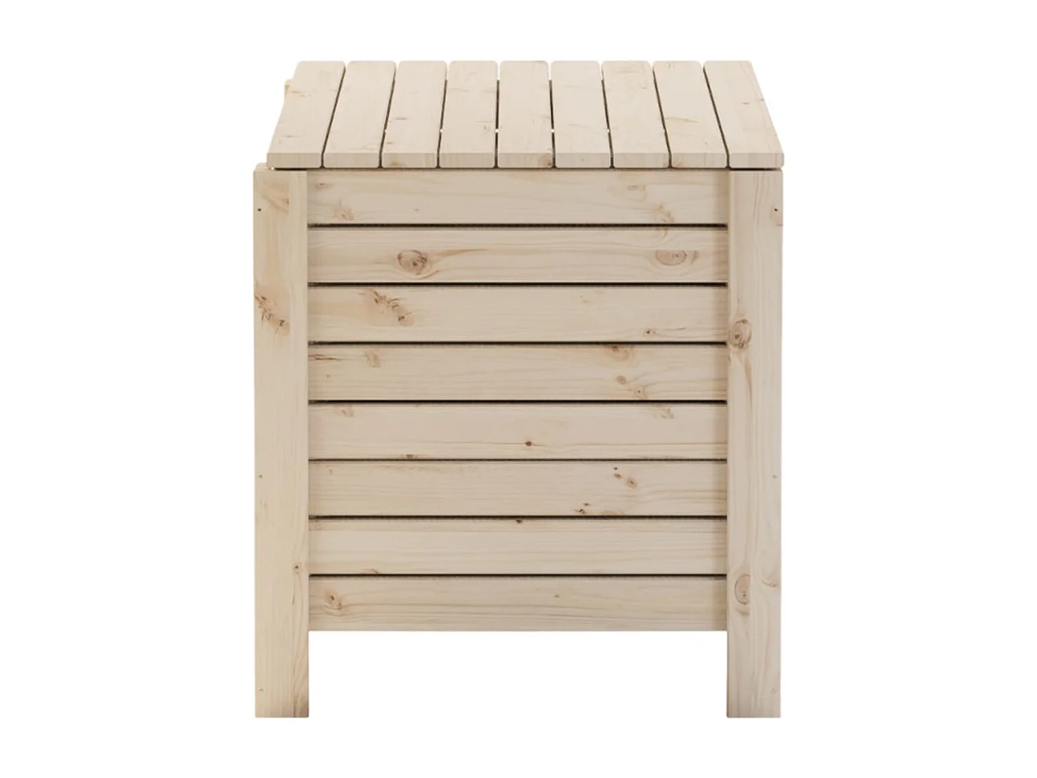 Boîte de rangement avec couvercle RANA bois massif de pin