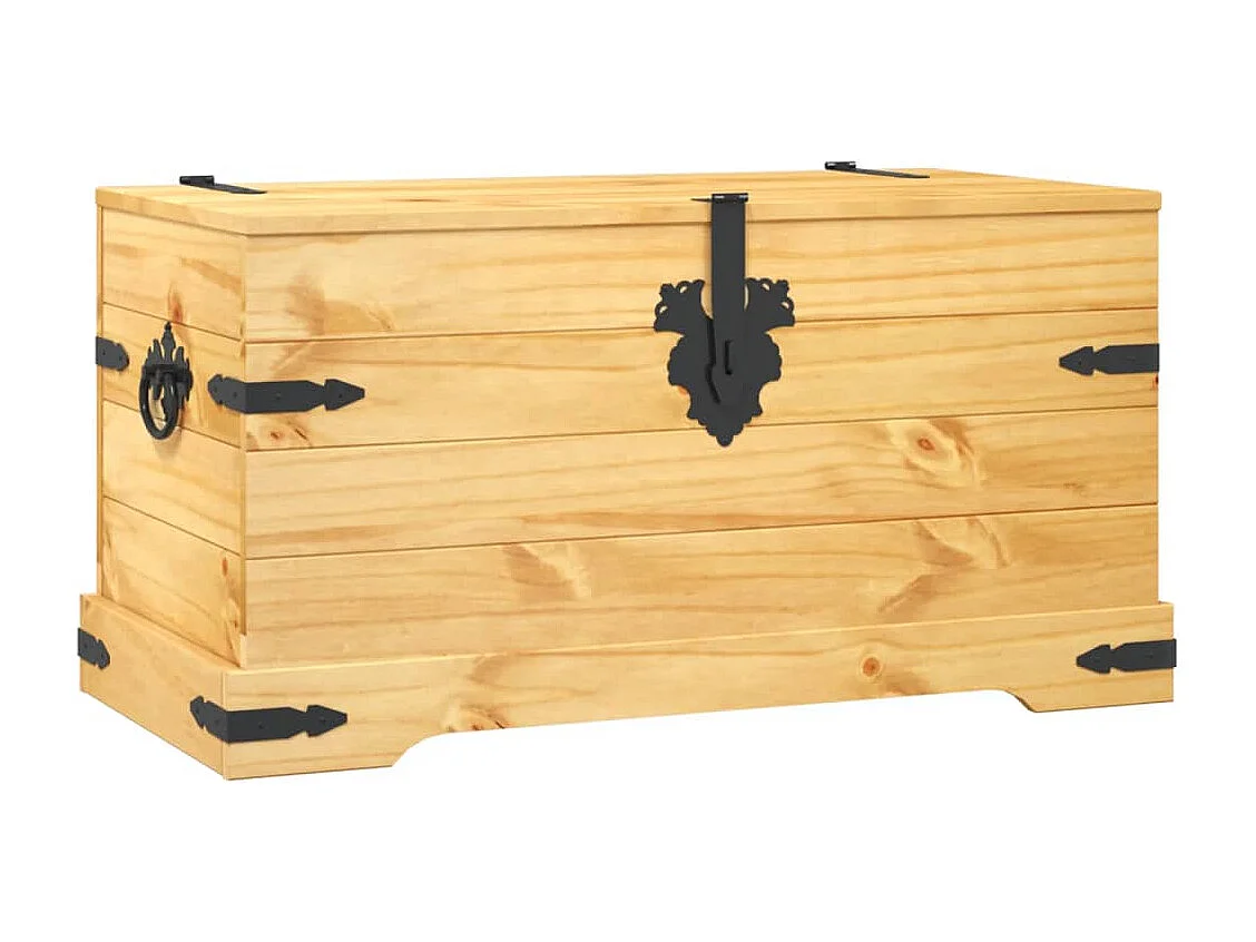 Cómoda de almacenaje pino mexicano gama Corona 91x49,5x47 cm