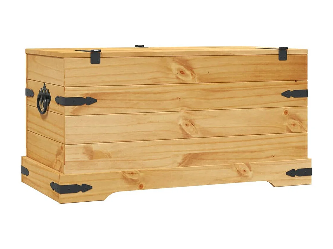 Cómoda de almacenaje pino mexicano gama Corona 91x49,5x47 cm