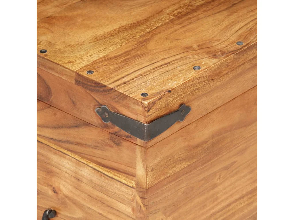 Cómoda 90x40x40 cm Madera maciza de acacia