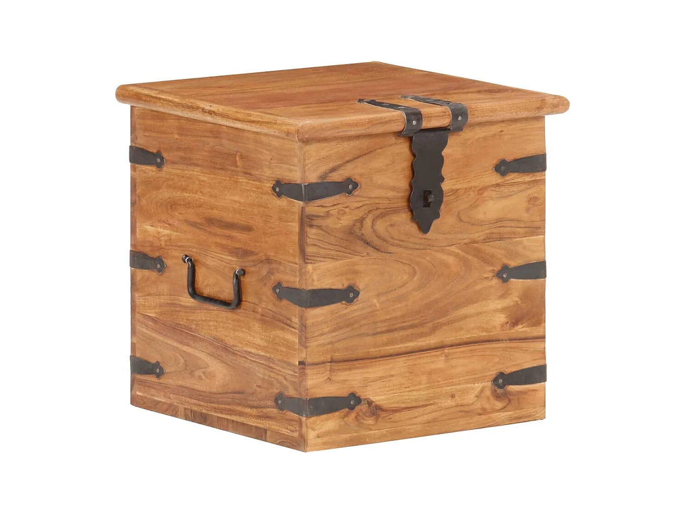 Ladekast 40x40x40 cm Massief acaciahout