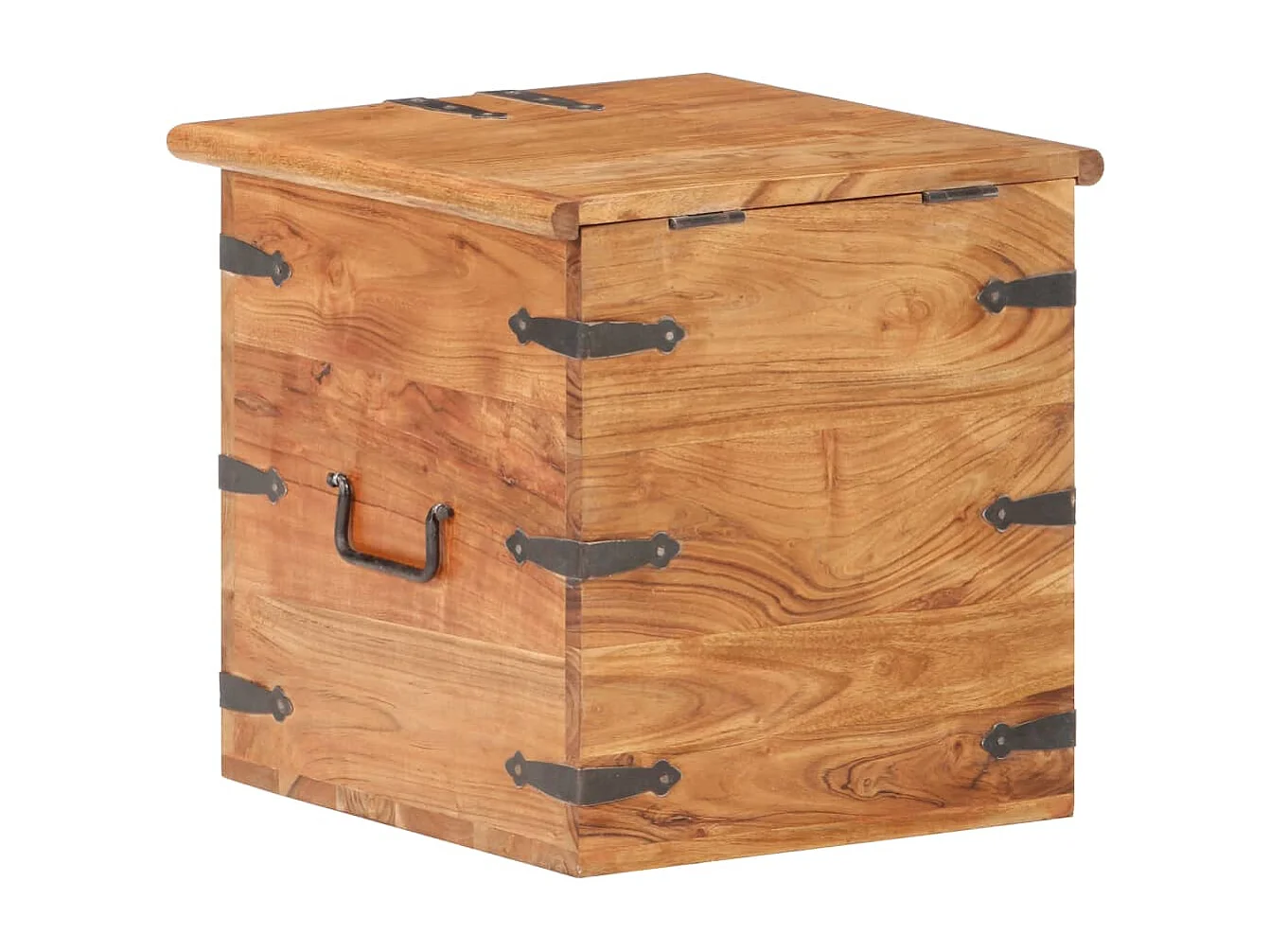 Cassapanca 40x40x40 cm Legno massello di acacia