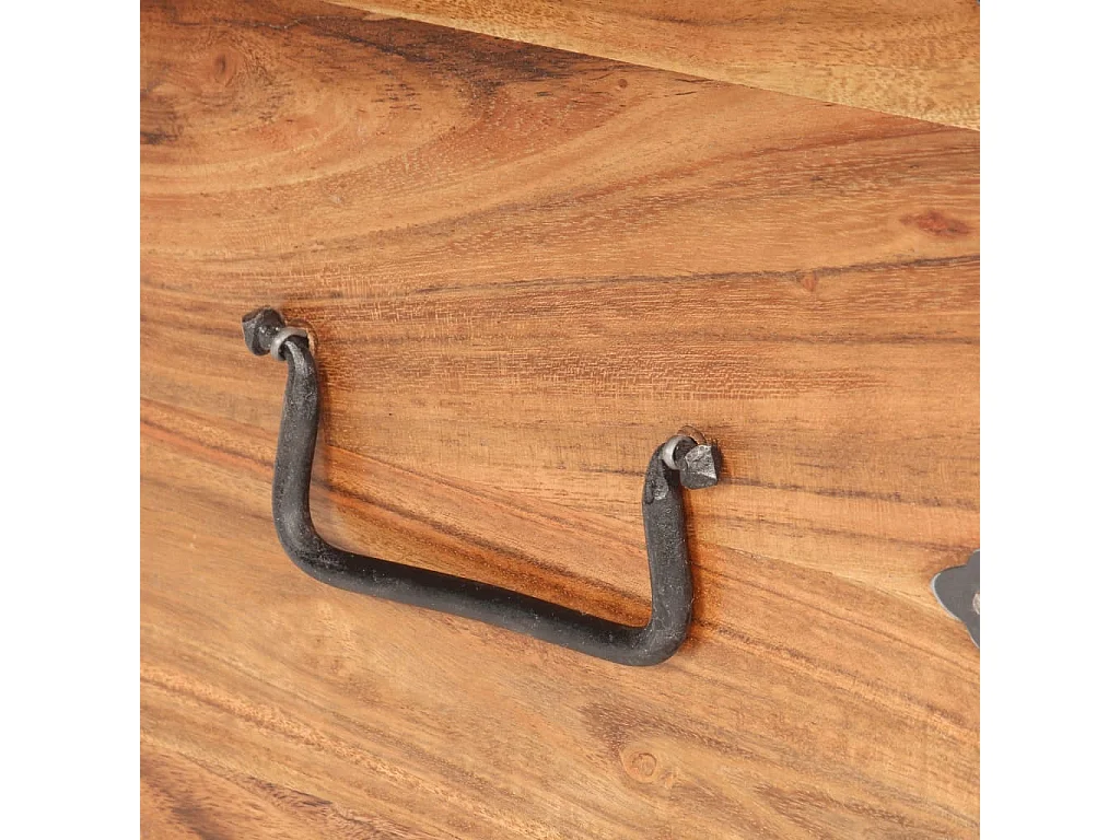 Cassapanca 40x40x40 cm Legno massello di acacia