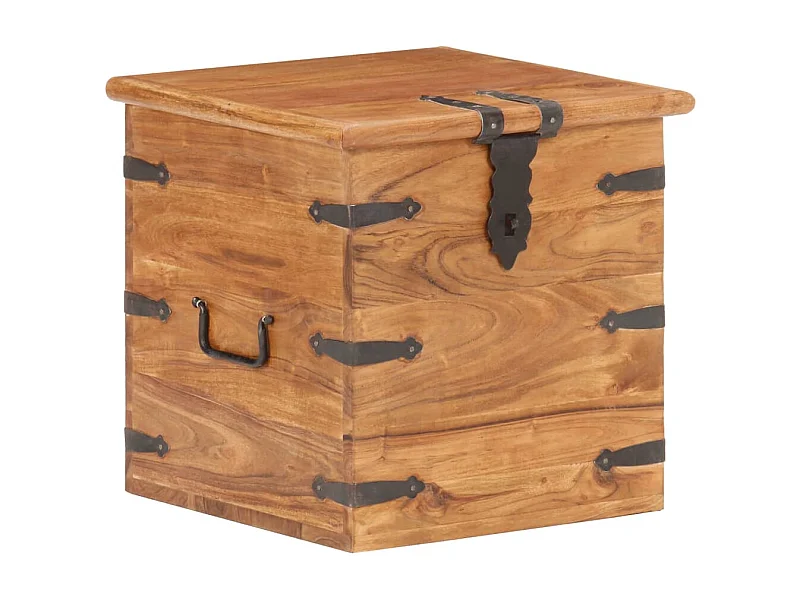Cassapanca 40x40x40 cm Legno massello di acacia