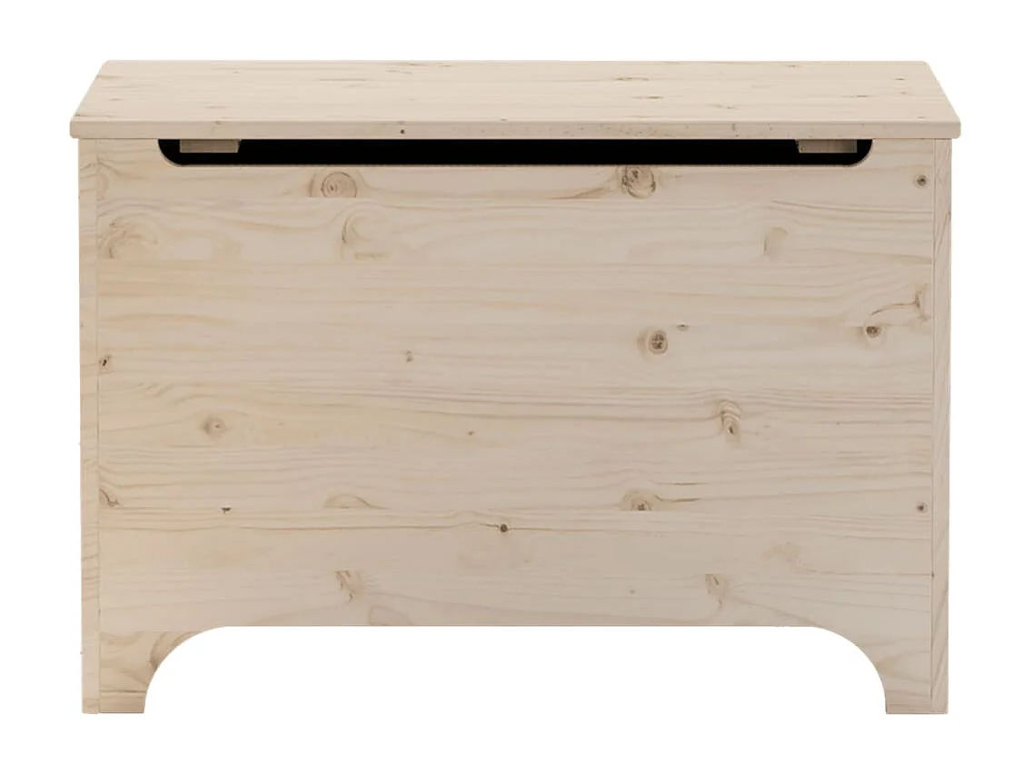 Boîte de rangement avec couvercle RANA bois massif de pin