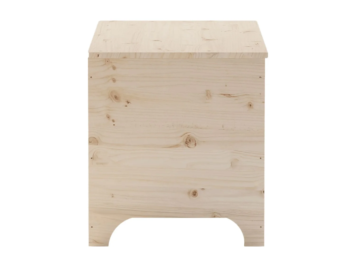 Boîte de rangement avec couvercle RANA bois massif de pin